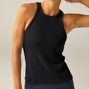Beyond Yoga Black Ribbed Tank, Size S